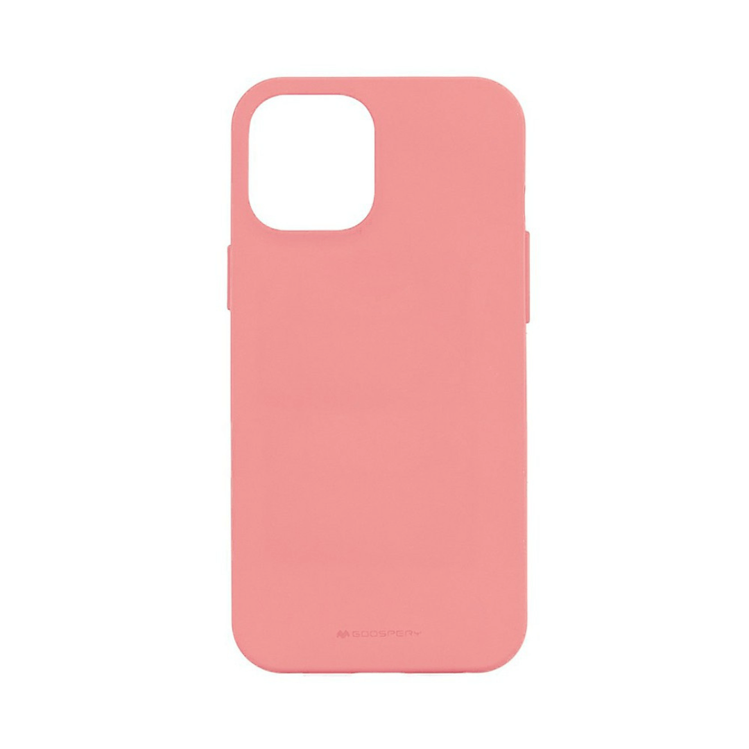 iPhone 13 Mini Compatible Case Cover With Mercury Soft Feeling Jelly-Pink