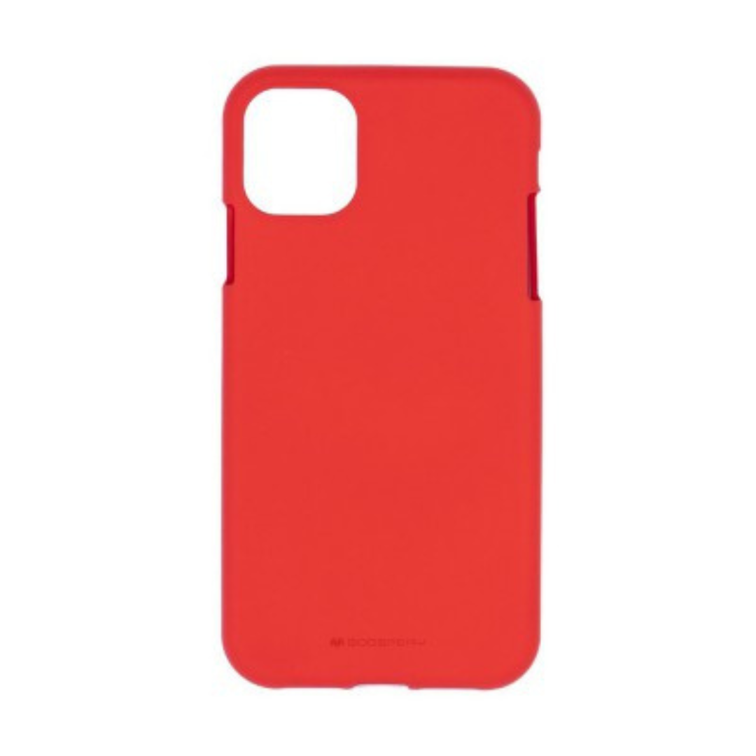 iPhone 11 Compatible Case Cover With Soft Feeling Jelly - Red