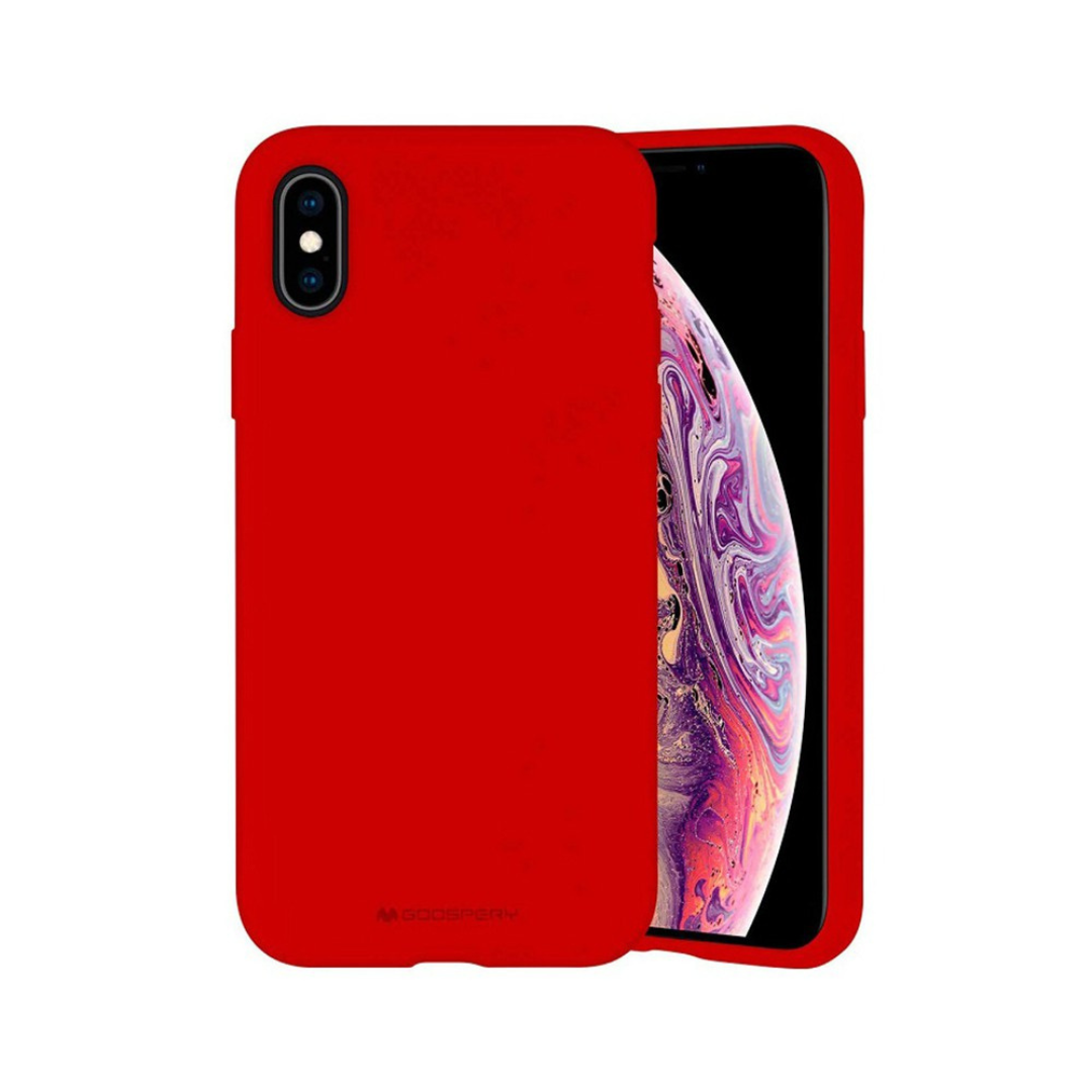 iPhone XS Max Compatible Case Cover With Premium Silicone - Red