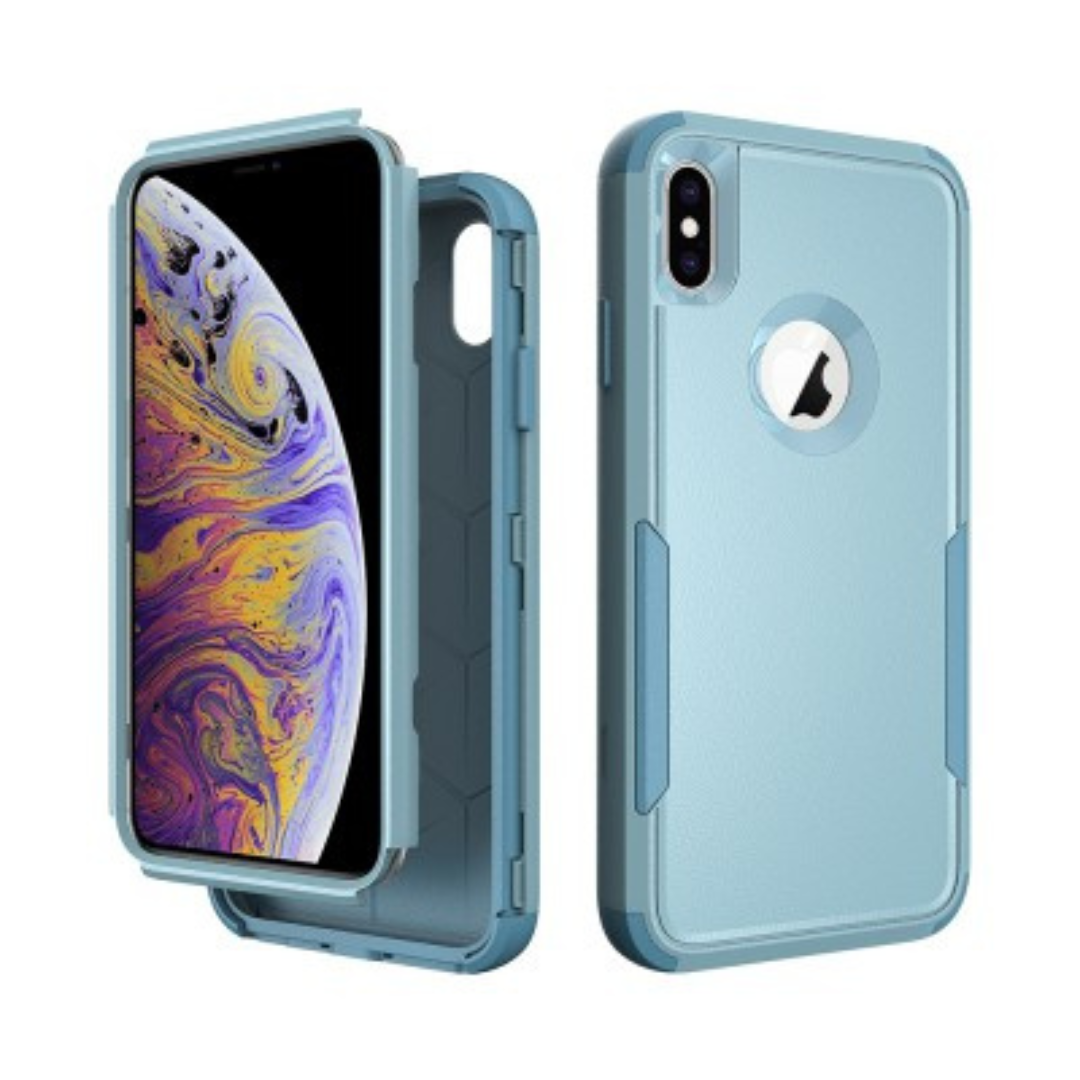 iPhone XS Compatible Case Cover With Premium Shockproof Heavy Duty Armor - Mint