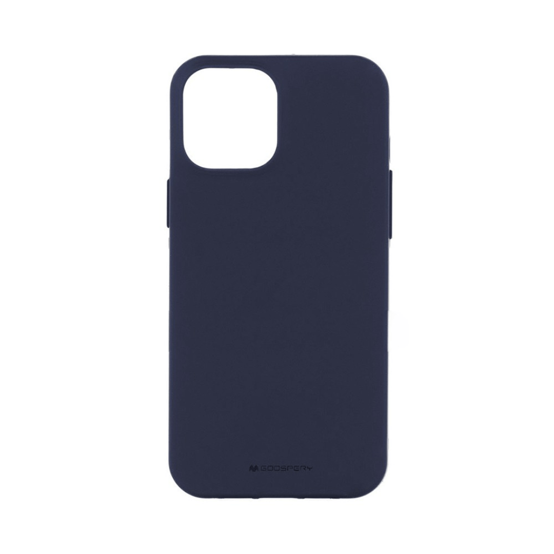 iPhone 13 Mini Compatible Case Cover With Mercury Soft Feeling Jelly-Navy