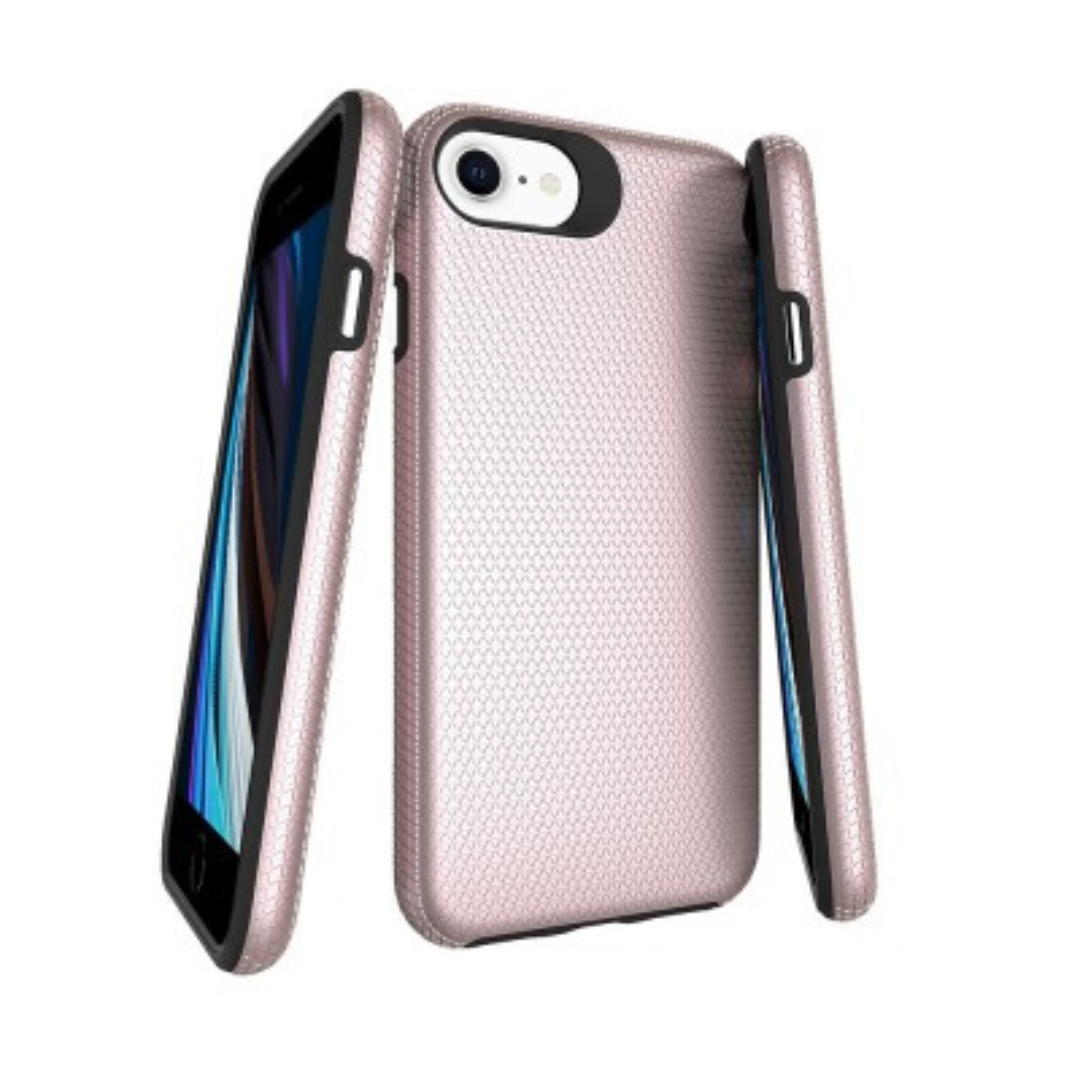 iPhone 7 Plus Compatible Case Cover With Shockproof Rugged - Rose Gold