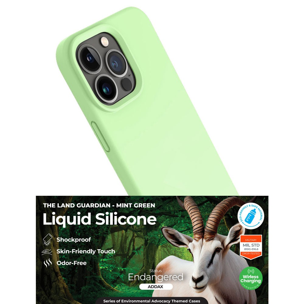 iPhone 15 Plus Liquid Silicone Case Cover - Washable, Shock-Proof, Drop-Resistant, Ultra-Soft, Scratch-Free, Durable - Green