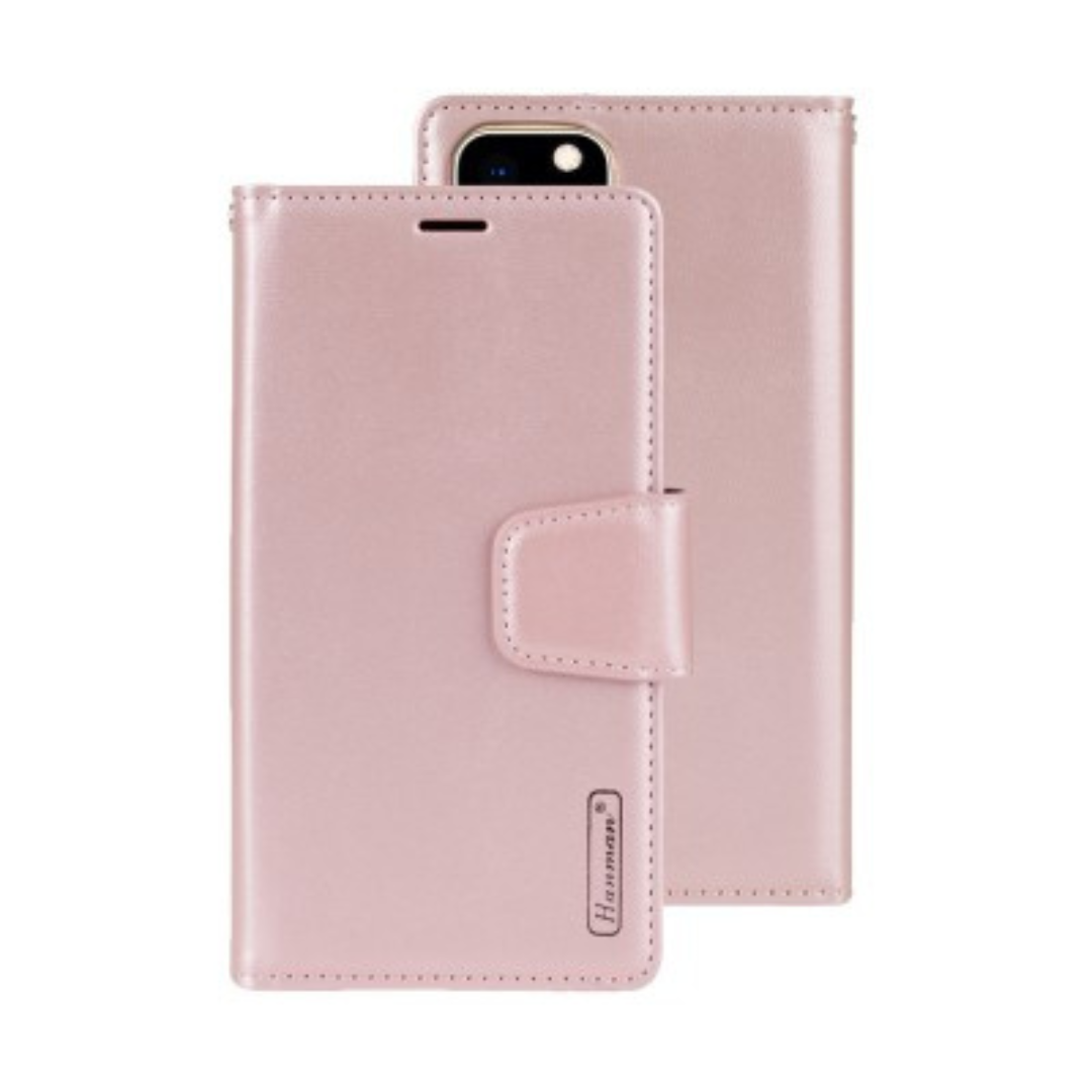 iPhone 11 Compatible Case Cover With 2 In 1 Detachable Magnetic Flip Leather Wallet  - Rose Gold