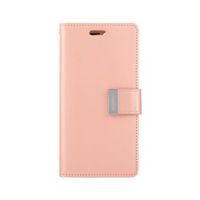 Thumbnail for iPhone 13 Pro Compatible Case Cover With Rich Diary - Rose Gold