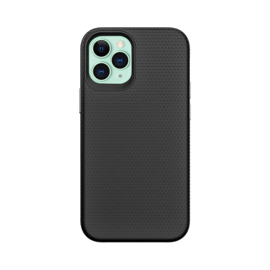 iPhone 12 Compatible Case Cover With Shockproof Rugged-Black