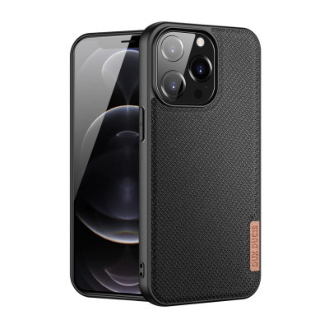 iPhone 14 Plus Compatible Case Cover With Premium Fino Series - Black