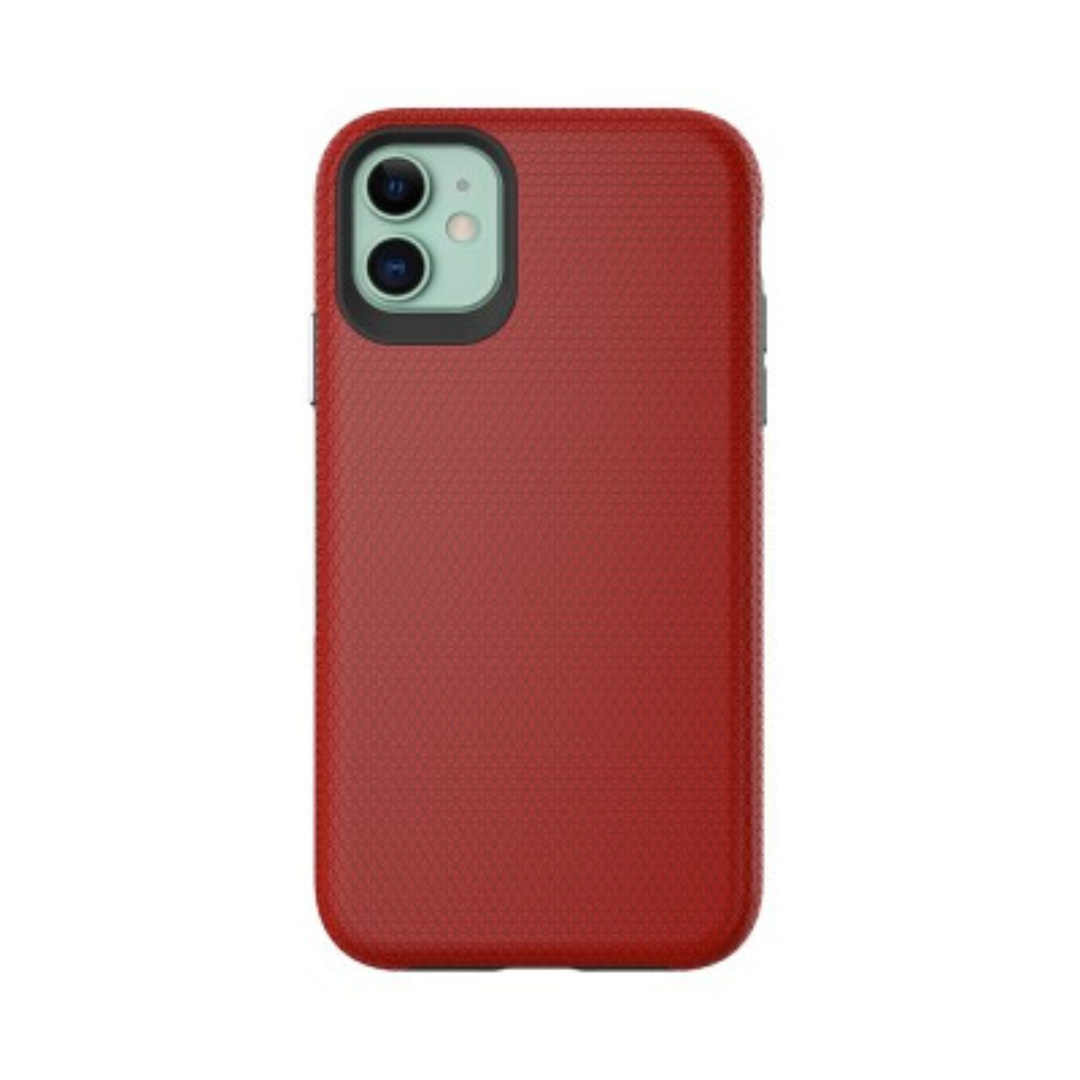 iPhone 11 Compatible Case Cover With Shockproof Rugged - Red