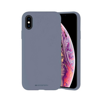 Thumbnail for iPhone XS Max Compatible Case Cover With Premium Silicone - Lavender Grey