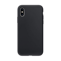 Thumbnail for iPhone XS Max Compatible Case Cover With Liquid Silicone - Black