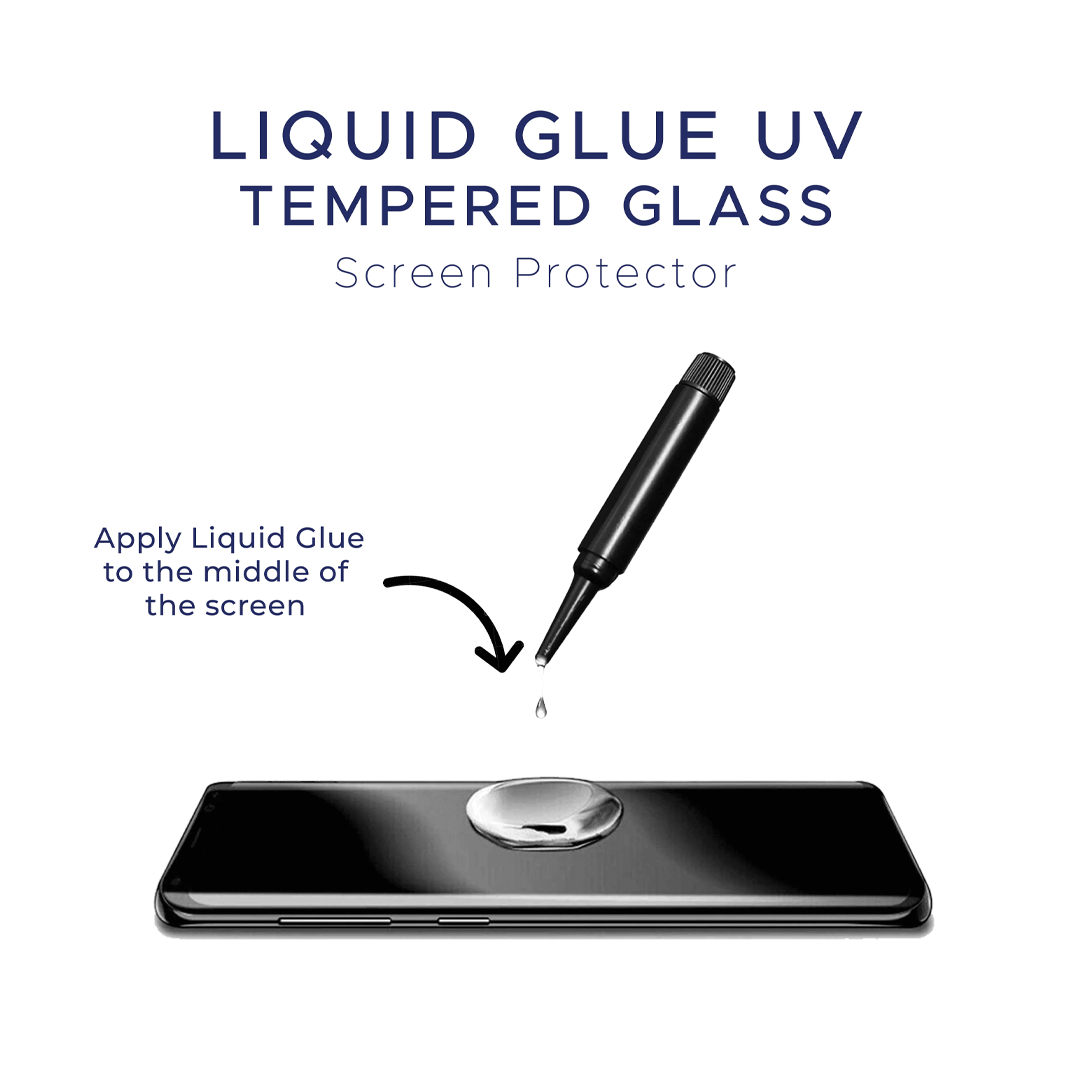 Advanced  Liquid Ultra Premium 3D Curved UV Tempered Glass Screen Protector Fit For Samsung Galaxy S10