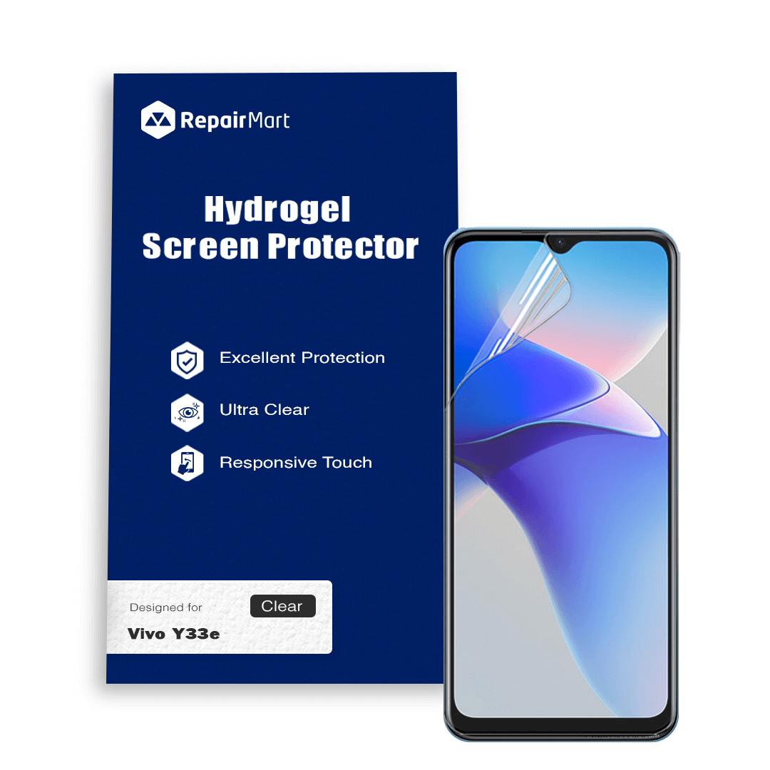 Vivo Y33e Compatible Premium Hydrogel Screen Protector With Full Coverage Ultra HD