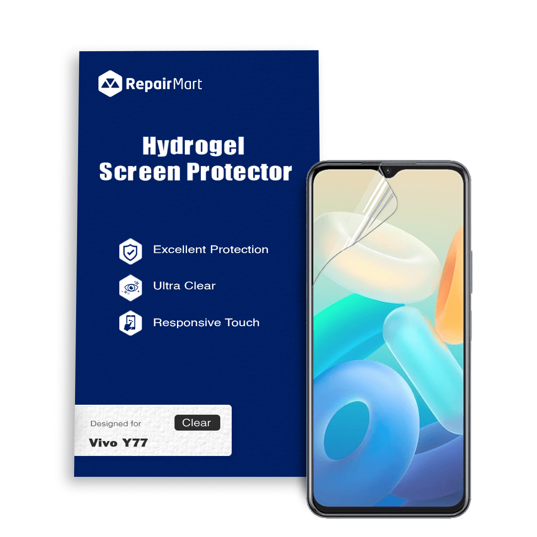 Vivo Y77 Compatible Premium Hydrogel Screen Protector With Full Coverage Ultra HD