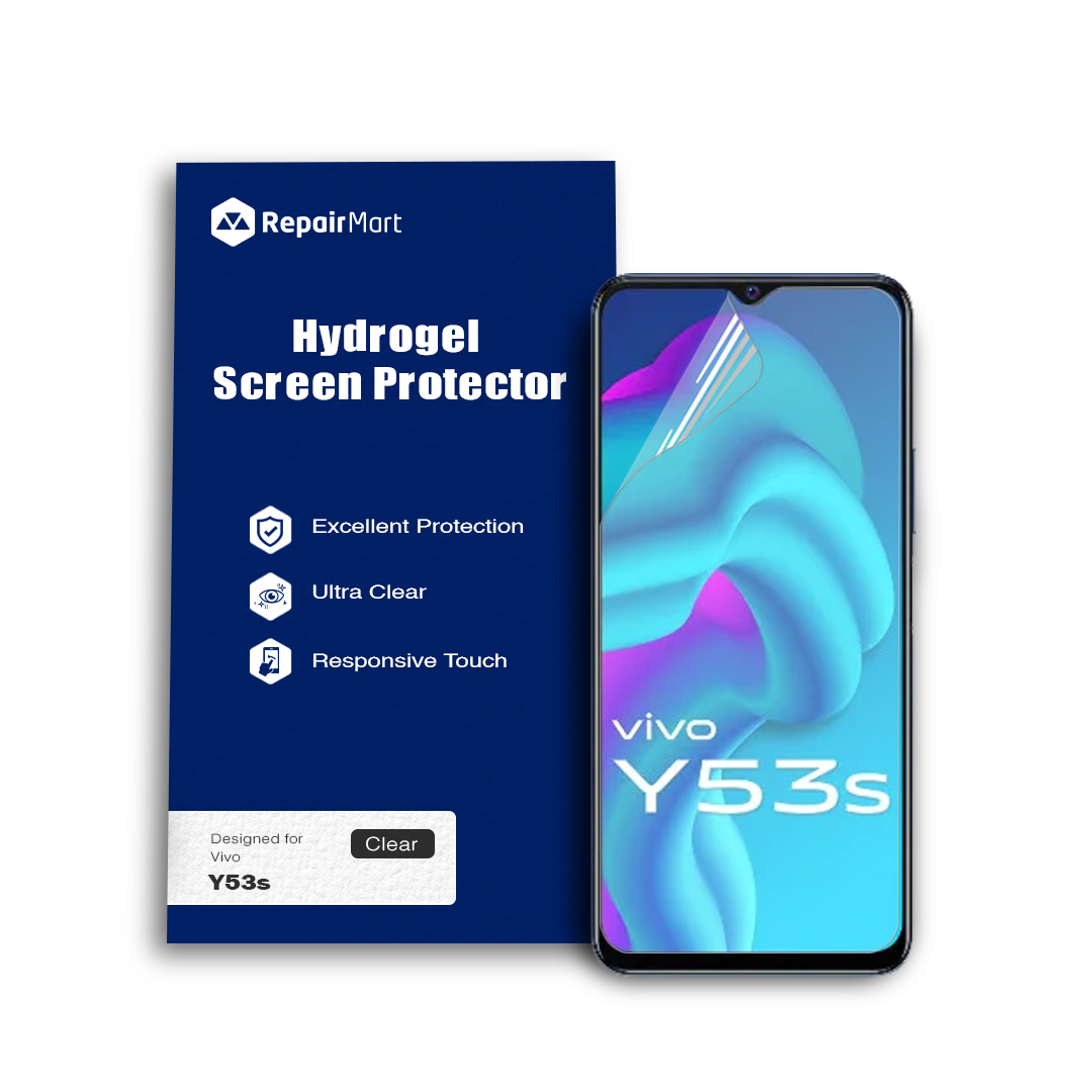 Full Coverage Ultra HD Premium Hydrogel Screen Protector Fit For Vivo Y53s 5G
