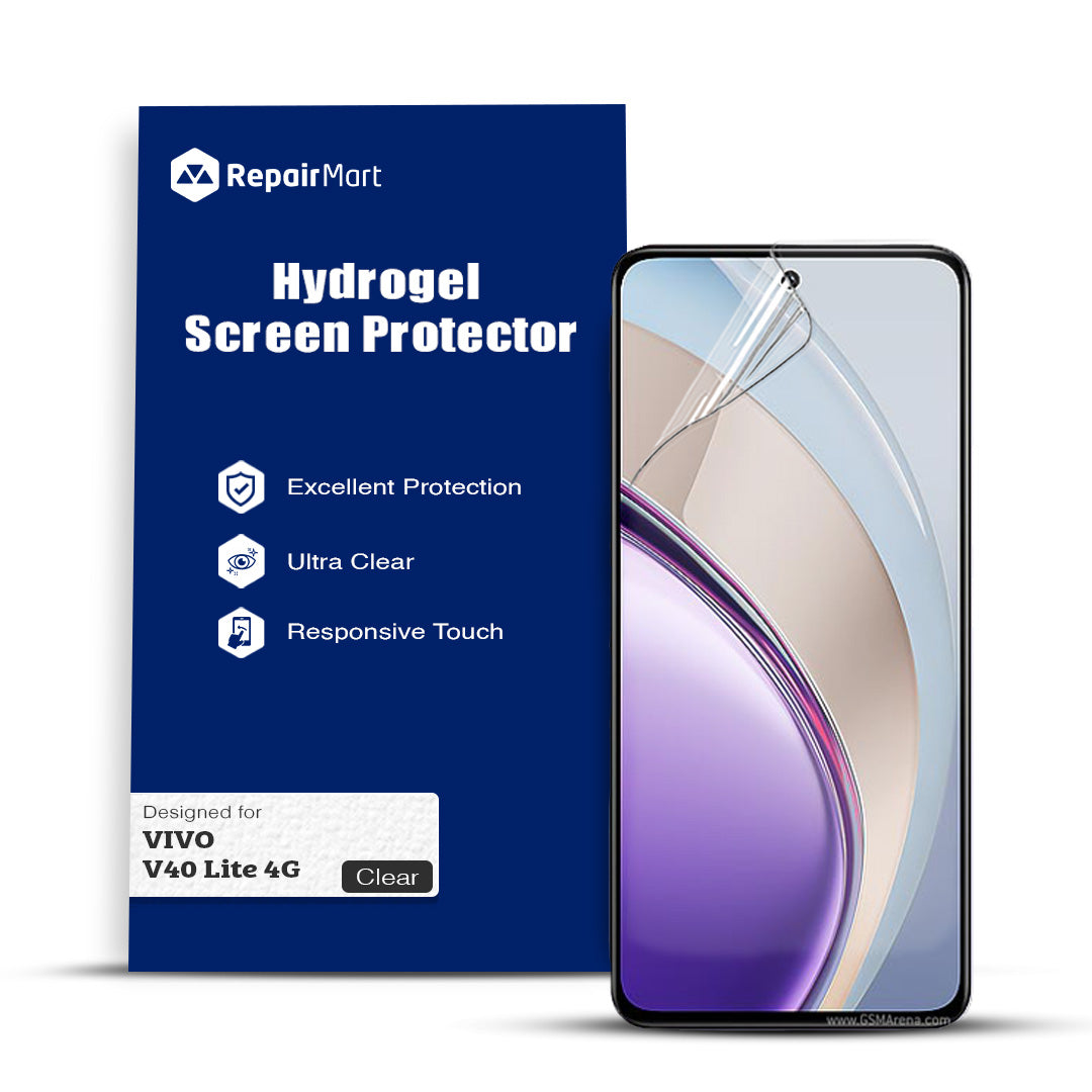 Vivo V40 Lite 4G Compatible Premium Hydrogel Screen Protector With Full Coverage Ultra HD