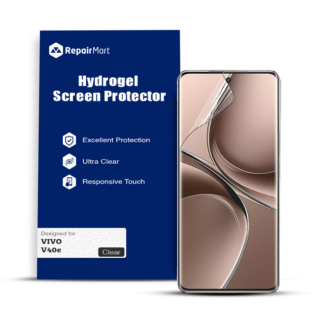 Vivo V40e Compatible Premium Hydrogel Screen Protector With Full Coverage Ultra HD