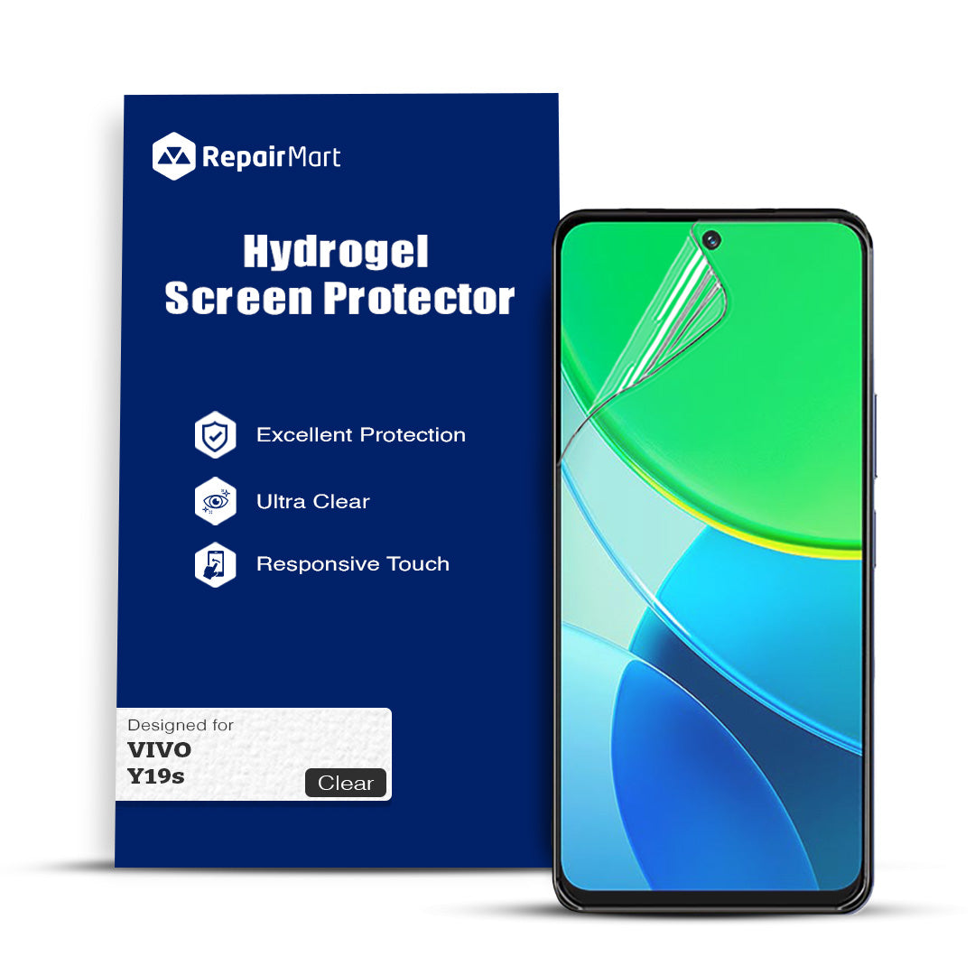 Vivo Y19s Compatible Premium Hydrogel Screen Protector With Full Coverage Ultra HD