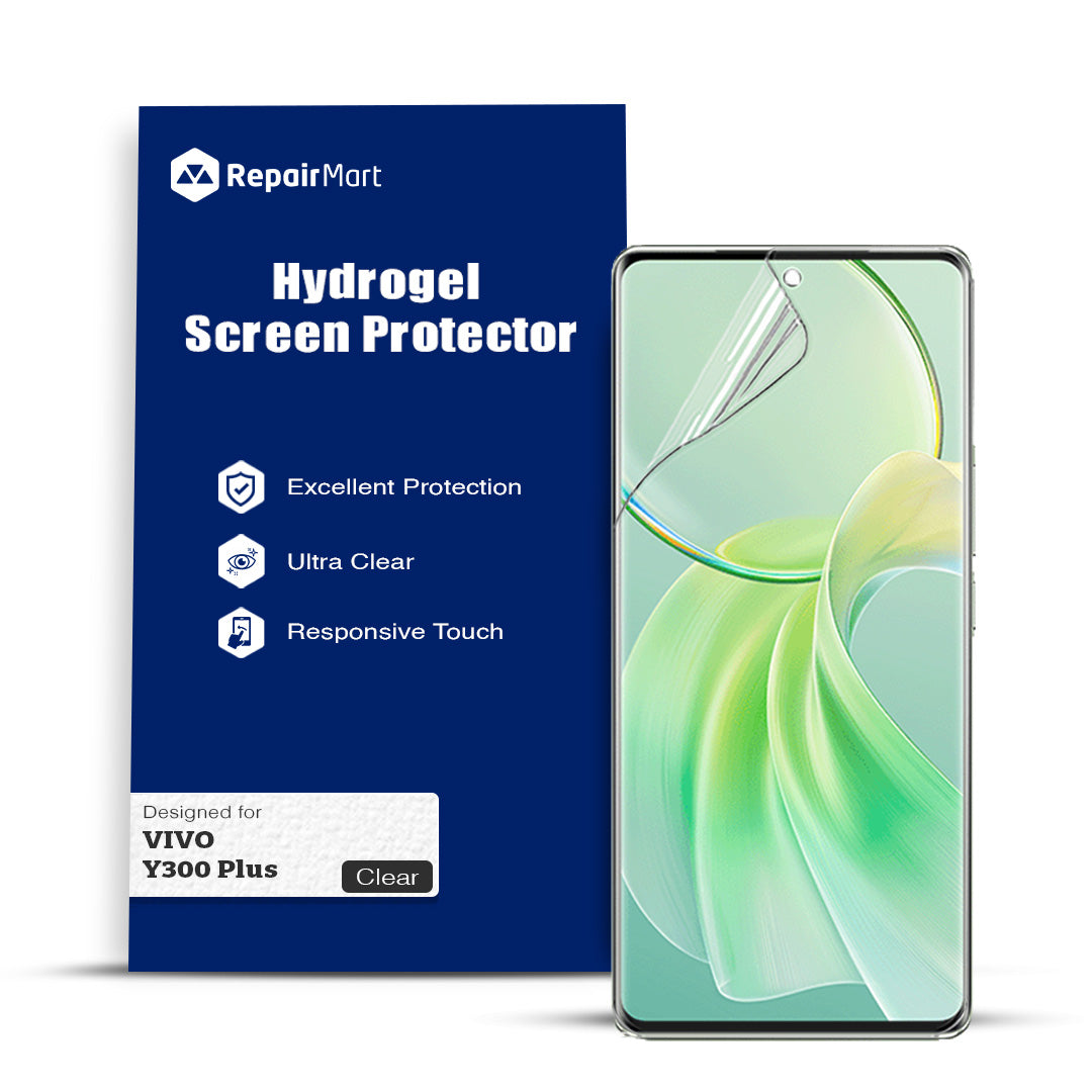 Vivo Y300 Plus Compatible Premium Hydrogel Screen Protector With Full Coverage Ultra HD
