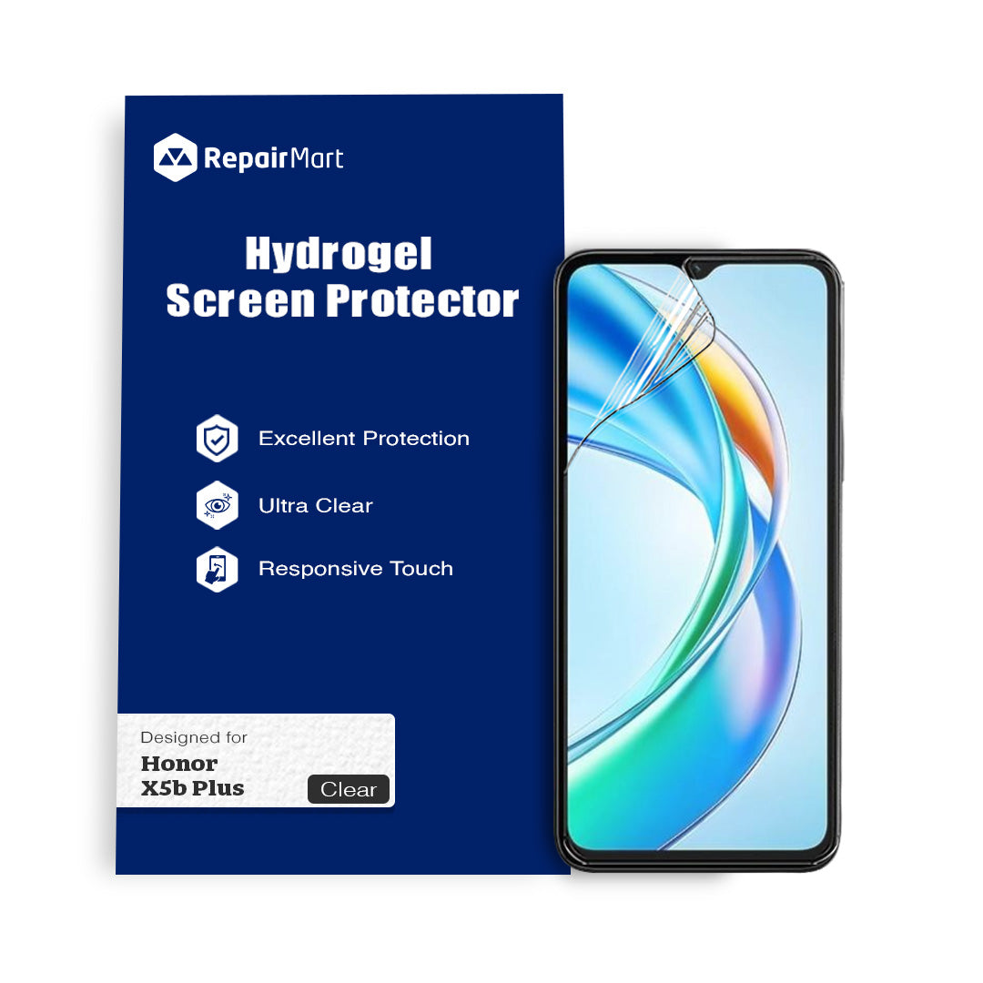 Honor X5b Plus Compatible Premium Hydrogel Screen Protector With Full Coverage Ultra HD