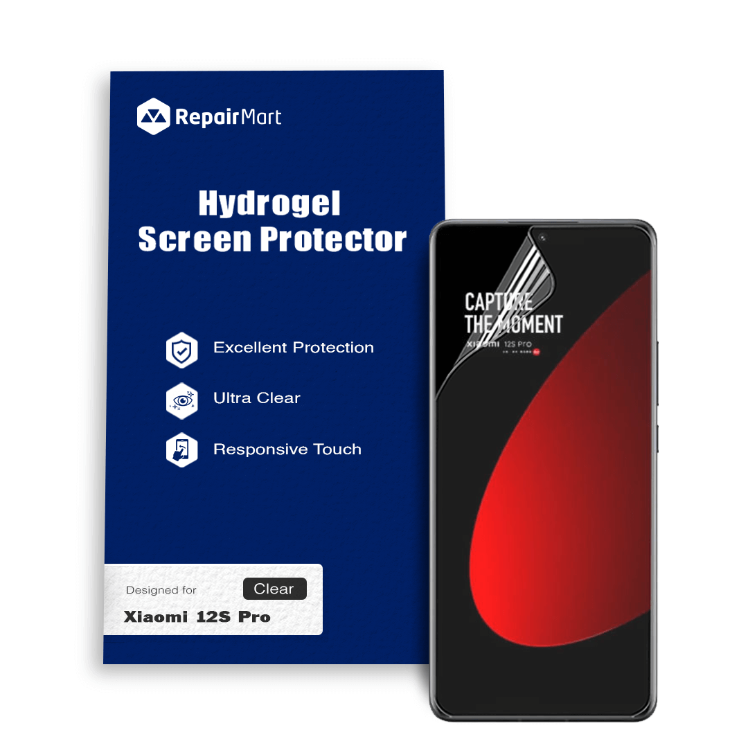 Xiaomi 12S Pro Compatible Premium Hydrogel Screen Protector With Full Coverage Ultra HD