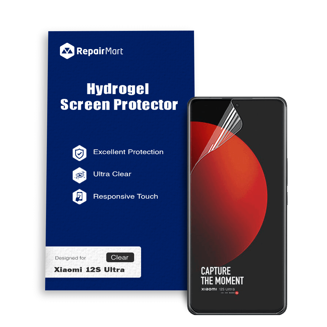 Xiaomi 12S Ultra Compatible Premium Hydrogel Screen Protector With Full Coverage Ultra HD