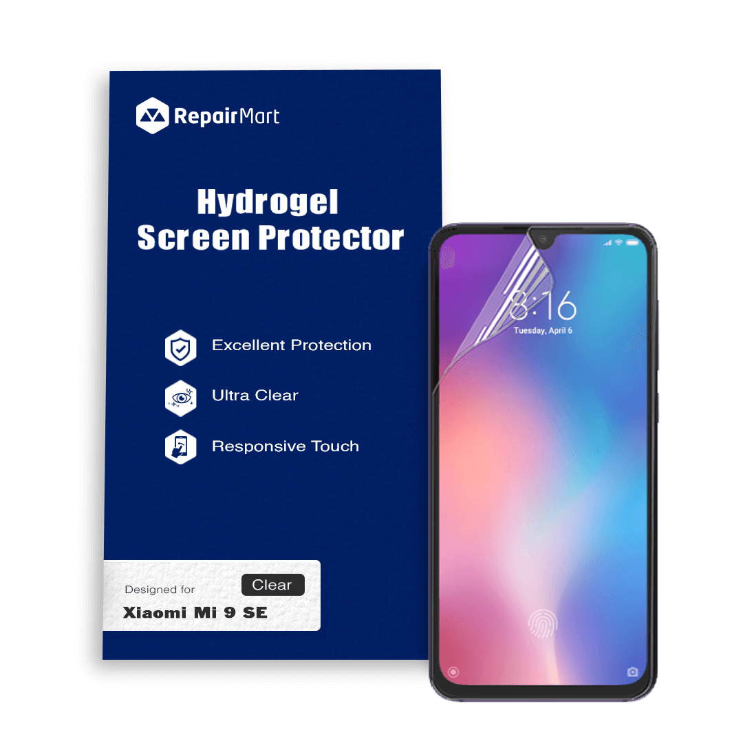 Xiaomi Mi 9 SE Compatible Premium Hydrogel Screen Protector With Full Coverage Ultra HD