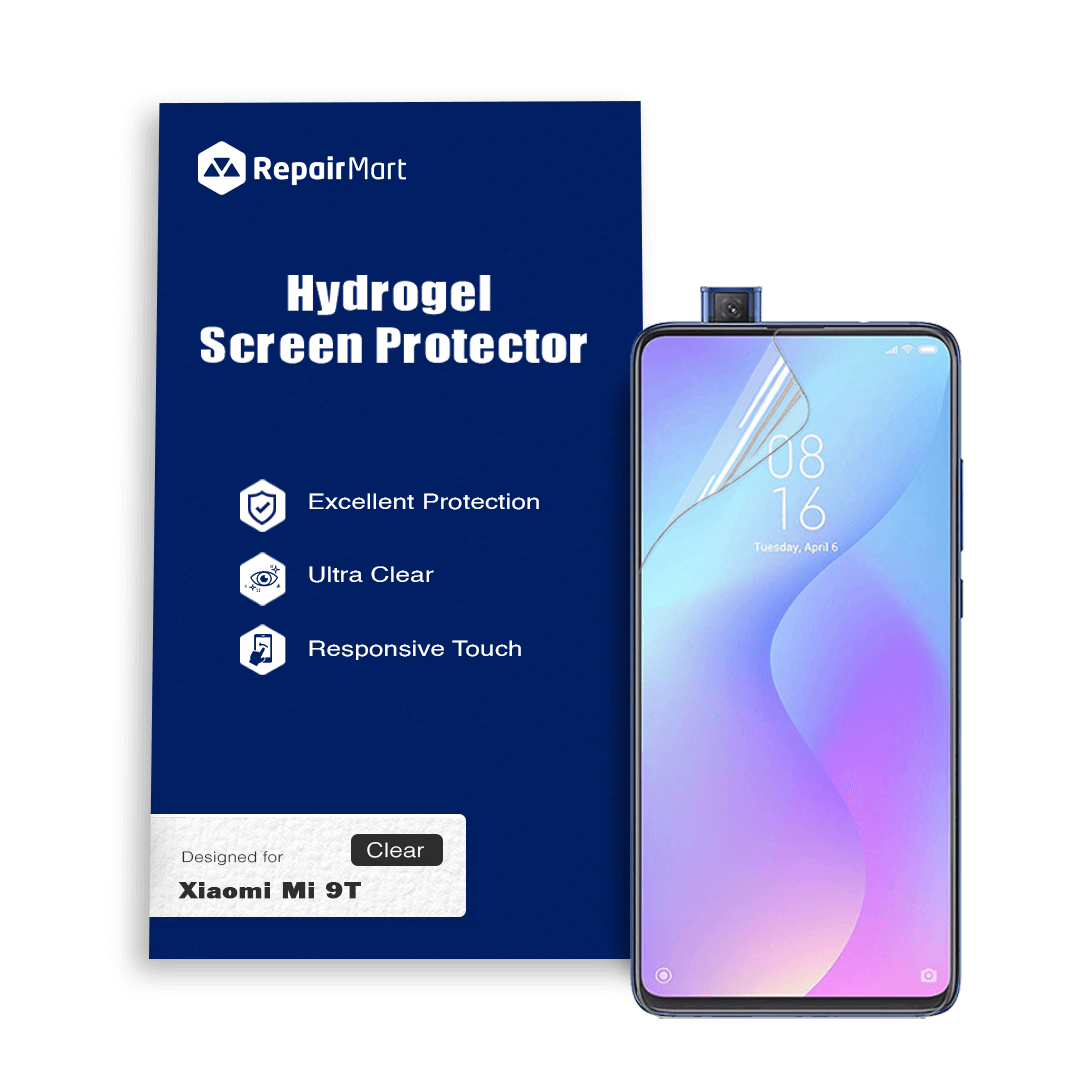 Xiaomi Mi 9T Compatible Premium Hydrogel Screen Protector With Full Coverage Ultra HD