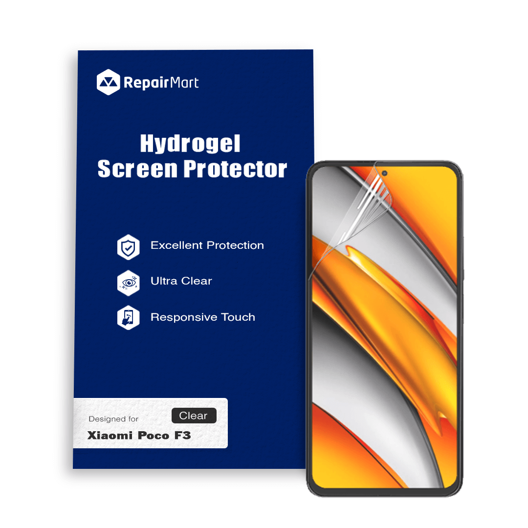 Xiaomi Poco F3 Compatible Premium Hydrogel Screen Protector With Full Coverage Ultra HD