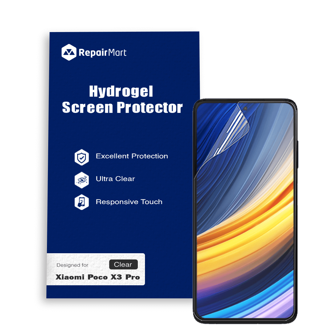 Xiaomi Poco X3 Pro Compatible Premium Hydrogel Screen Protector With Full Coverage Ultra HD