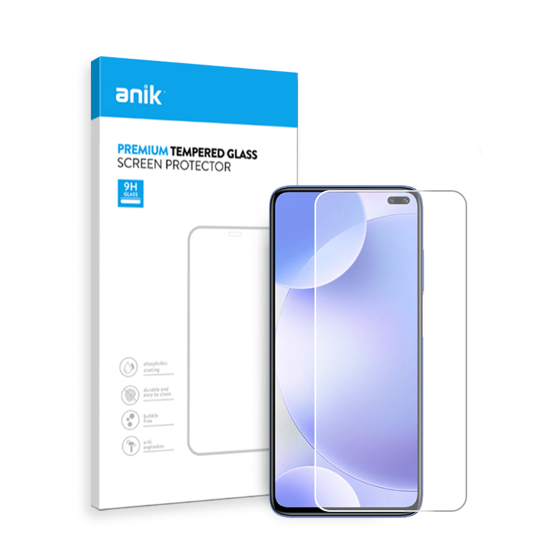 Anik Premium Full Edge Coverage High-Quality Clear Tempered Glass Screen Protector fit for Xiaomi Redmi K30