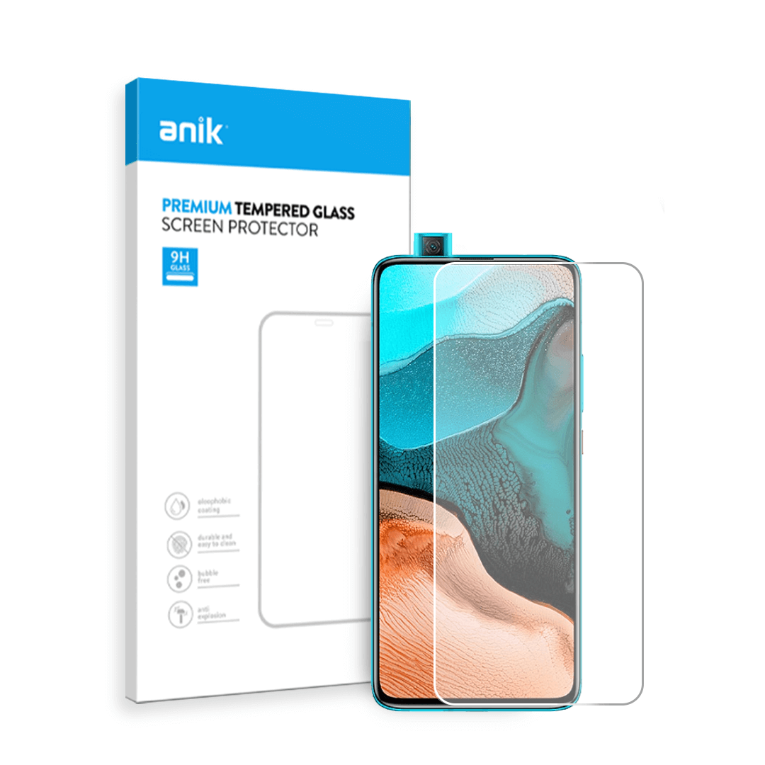 Anik Premium Full Edge Coverage High-Quality Clear Tempered Glass Screen Protector fit for Xiaomi Redmi K30 Pro