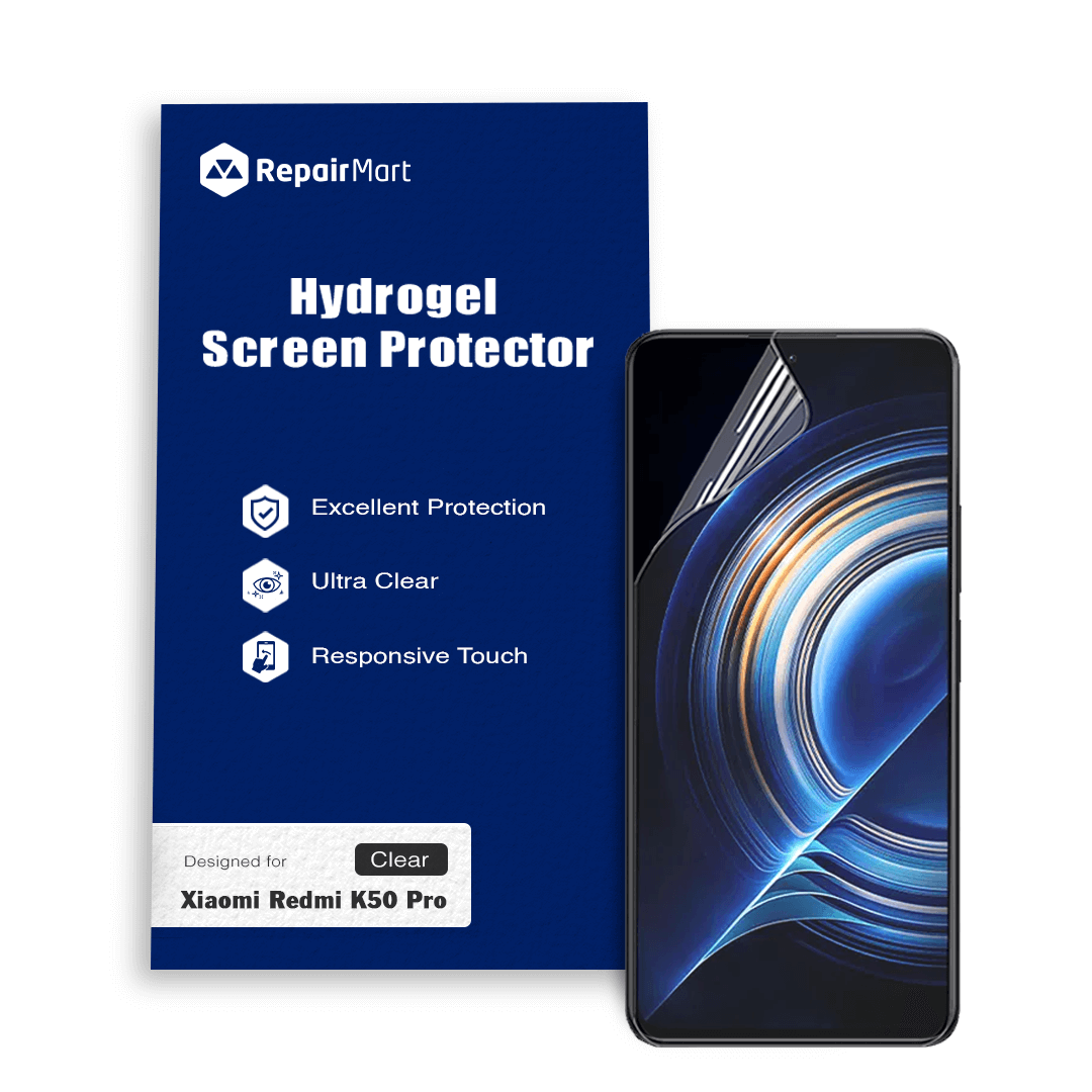 Xiaomi K50 Pro Compatible Premium Hydrogel Screen Protector With Full Coverage Ultra HD