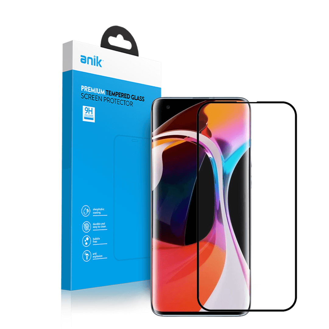 Xiaomi MI 10 5G Compatible Full Faced Tempered Glass Screen Protector Of Anik With Premium Full Edge Coverage High-Quality