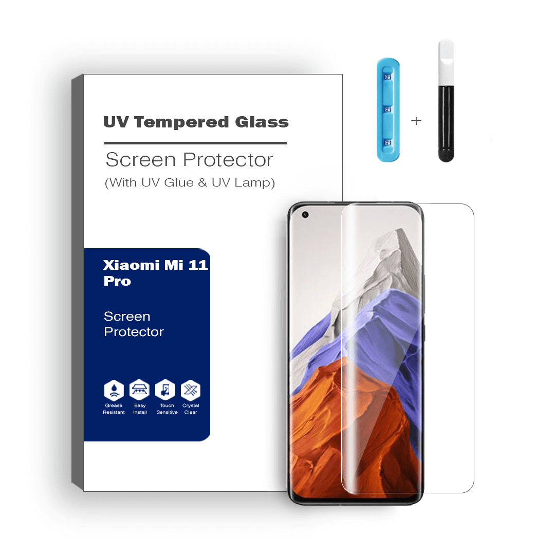 Advanced UV Liquid Glue 9H Tempered Glass Screen Protector for Xiaomi Mi 11 Pro - Ultimate Guard, Screen Armor, Bubble-Free Installation