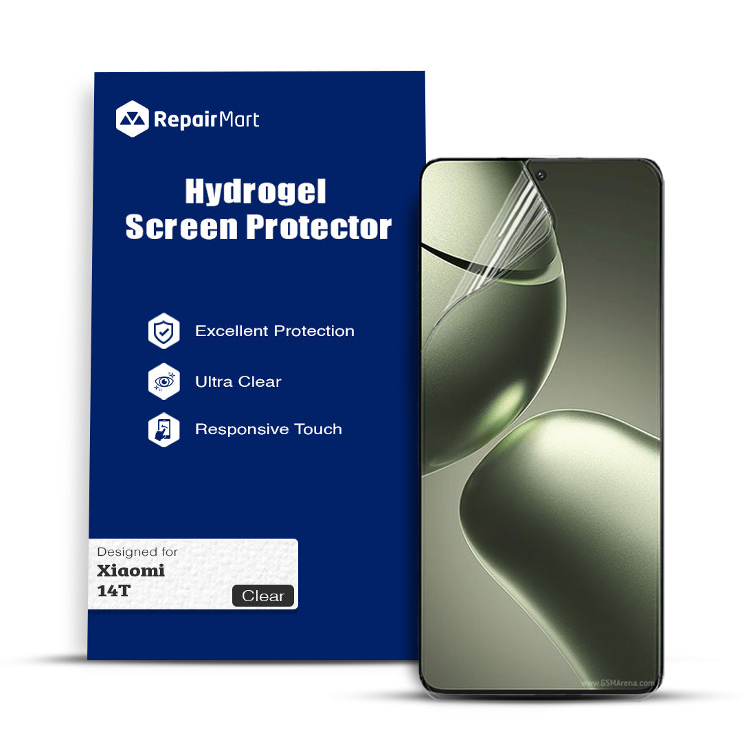 Xiaomi 14T Compatible Premium Hydrogel Screen Protector With Full Coverage Ultra HD
