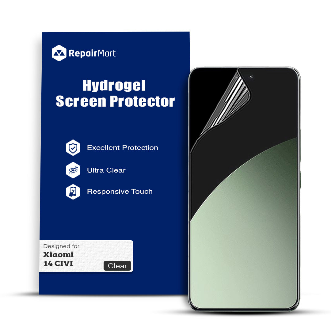 Xiaomi 14 CIVI Compatible Premium Hydrogel Screen Protector With Full Coverage Ultra HD