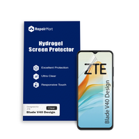 Thumbnail for ZTE Blade V40 Design Compatible Premium Hydrogel Screen Protector With Full Coverage Ultra HD