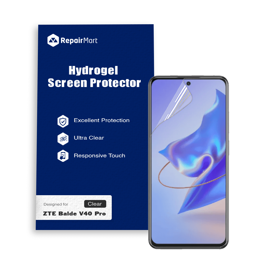 ZTE Blade V40 Pro Compatible Premium Hydrogel Screen Protector With Full Coverage Ultra HD