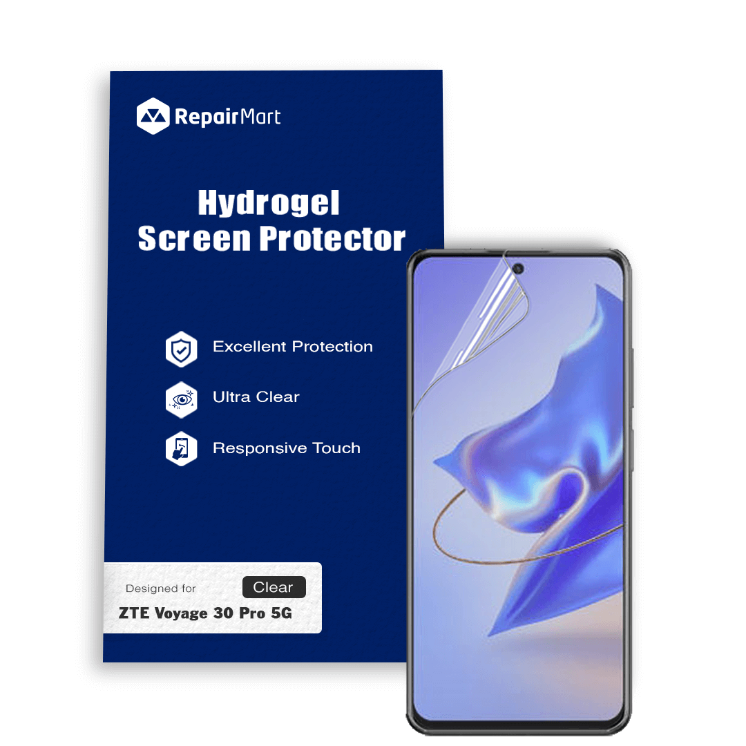 ZTE Voyage 30 Pro 5G Compatible Premium Hydrogel Screen Protector With Full Coverage Ultra HD