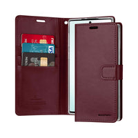 Thumbnail for Samsung Galaxy Note 10 Plus Leather Wallet Flip Case Cover - Black