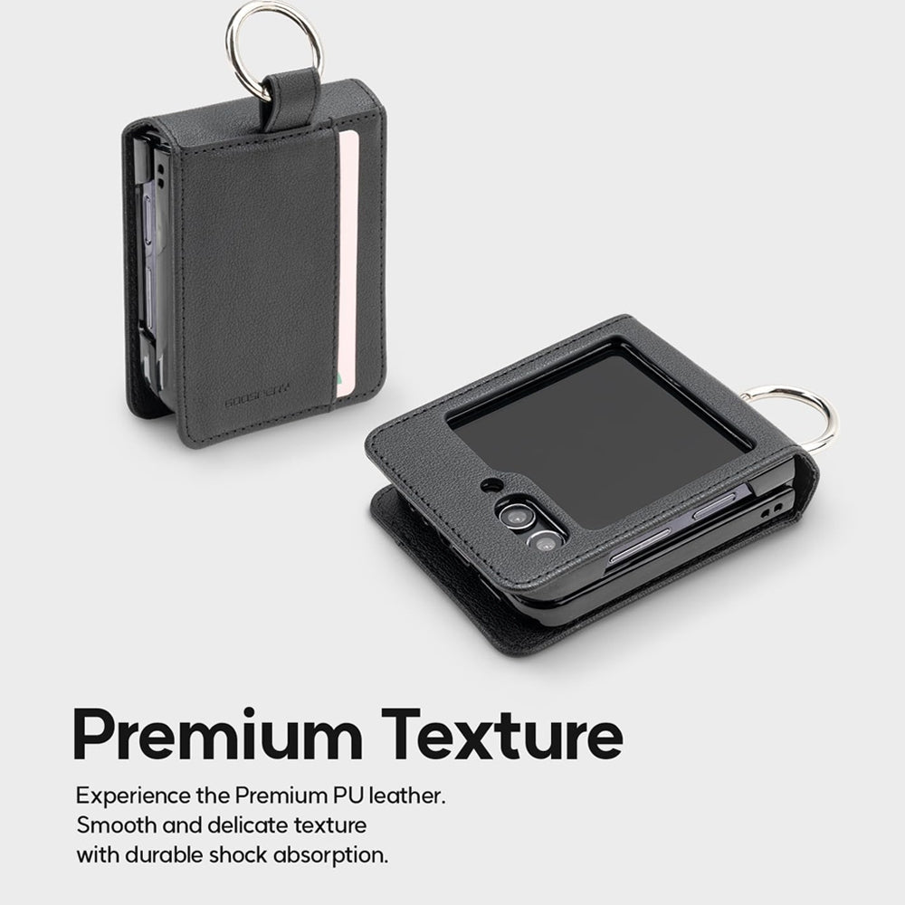 Samsung Galaxy Z Flip6 Leather Wallet Flip Case Cover