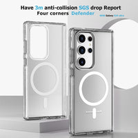 Thumbnail for Samsung Galaxy S26 Plus Clear Shockproof MagSafe Case Cover - Clear