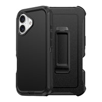 Thumbnail for iphone-16-heavy-duty-armor-case-cover-black-166716 Black