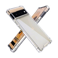 Thumbnail for Google Pixel 8 Pro Clear Shockproof Case Cover - Clear