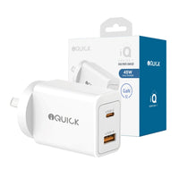 Thumbnail for GaN II 45W PD3.0+QC3.0 Dual Ports Charging Adapter