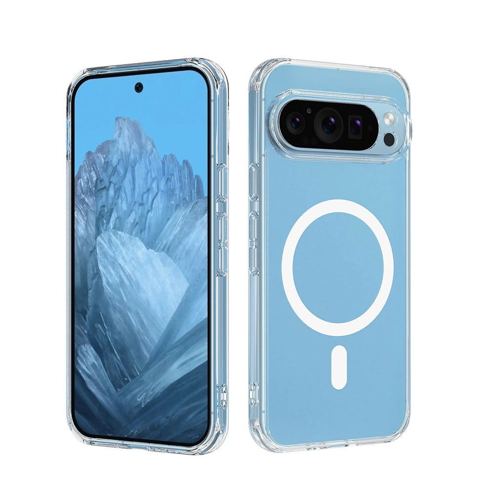 Google Pixel 10 Clear Shockproof MagSafe Case Cover - Clear