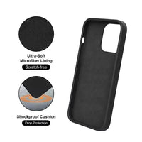 Thumbnail for iphone-14-pro-premium-silicone-case-cover-black-21027 Black