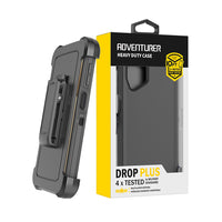 Thumbnail for Samsung Galaxy A12 Heavy-Duty Armor Case Cover - Black