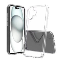 Thumbnail for iPhone 16 Plus Clear Shockproof Case Cover - Clear