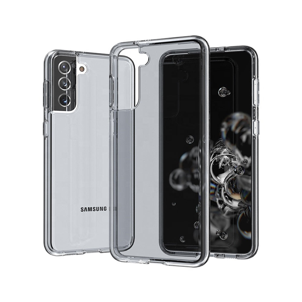 Samsung Galaxy S21 Plus Clear Shockproof Case Cover - Black